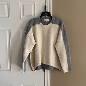 Pinch Women's Sweater in Gray and Cream